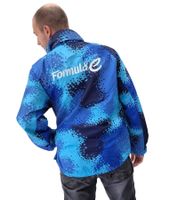 Formula E Camo Herren Regen-Jacke mit verstaubarer Kapuze nachhaltige Motorsport-Jacke Frühlingsjacke 701223598 001 Blau