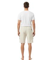 Lot de 2 shorts cargo homme TRENTO - Shorts décontractés et légers avec logo brodé, beige