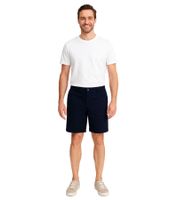 Short chino bermuda décontracté pour homme Henry FQ1924, en coton, bleu foncé ou rose (réf. 21900629)