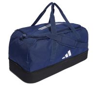 adidas Sport-Tasche nachhaltige Fußball-Tasche mit Hartschalenfach Fitnesstasche 51,5L IB8652 Dunkelblau