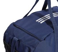 adidas Sport-Tasche nachhaltige Fußball-Tasche mit Hartschalenfach Fitnesstasche 51,5L IB8652 Dunkelblau