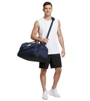 adidas Sport-Tasche nachhaltige Fußball-Tasche mit Hartschalenfach Fitnesstasche 62L IB8655 Dunkelblau