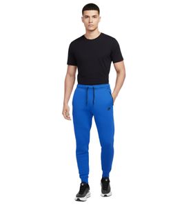 NIKE Tech Fleece Herren Sport-Hose mit Baumwollanteil Fitness-Hose Freizeit-Jogger HV0959-480 Royal-Blau