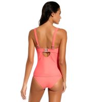 Stylisches 2-teiliges Damen Tankini -Set modische Badebekleidung für Strand & Sommer 960303 Orange