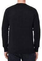 Trendige Herren Strick-Jacke im College-Look Sweat-Jacke Pullover 13337 Schwarz