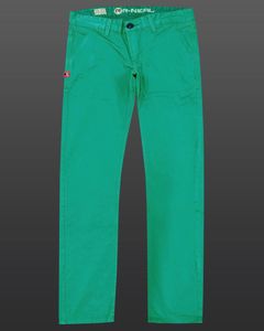 Herren Chino-Hose Regular Fit Klassische Stoffhose Freizeit Business-Chino 7551 Grün