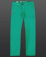 Herren Chino-Hose Regular Fit Klassische Stoffhose Freizeit Business-Chino 7551 Grün
