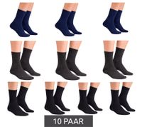 Chaussettes respirantes en bambou CAPPUCCINO ITALIA pour femmes et hommes (lot de 40 paires), chaussettes de tous les jours, chaussettes décontractées, noir/bicolore ou noir