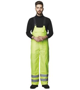 Wasserdichte Helly Hansen Alta Shelter Herren Arbeits-Hose Latzhose mit HellyTech ISO zertifiziert 71570_360 Neon-Gelb