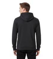 Helly Hansen Logo Herren Hoodie Baumwoll-Pullover mit Kapuze 300 g/m² Sweat-Pullover 79264_991 Schwarz