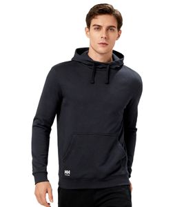Helly Hansen Manchester Herren Hoodie Baumwoll-Pullover mit Kapuze 280 g/m² Sweat-Pullover 79214_590 Dunkelblau