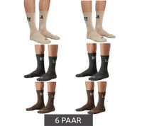 Lot de 6 paires de chaussettes mi-mollet SCOTCH & SODA pour homme - Chaussettes décontractées/de ville - Pointures 41 à 46 (EU) SS43513