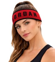 Wendbares NIKE Jordan Unisex Stirnband mit gesticktes Jumpman-Logo Sport-Zubehör Sport-Ausrüstung N90383 Schwarz/Rot