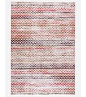 Teppich im Vinateg-Look Wohnzimmer-Teppich Wohnaccessoire Dekoteppich 926728 Braun/Beige/Rot