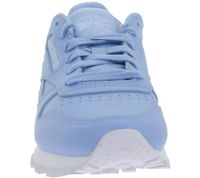 zeitlose Reebok Classic Leather Damen Turnschuhe Kinder City-Sneaker mit Echtleder EF3036 Hellblau