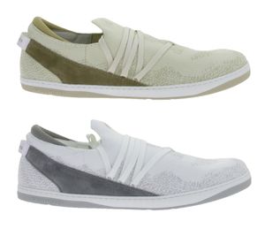 minimalistische GROUNDIES Barfußschuhe Osaka Herren Low-Top Sneaker mit TrueSense Sohle Schnür-Schuhe GND-280262 Beige oder Weiß