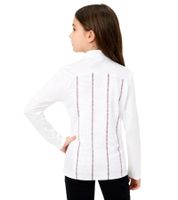 Official PUMA Manchester City Kids' Pre-Match Jersey, Sustainable Premier League Football Shirt for Girls and Boys, 701235048 002, White