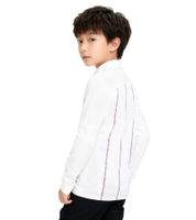 Official PUMA Manchester City Kids' Pre-Match Jersey, Sustainable Premier League Football Shirt for Girls and Boys, 701235048 002, White