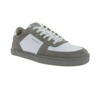 sportliche GROUNDIES Barfußschuhe Hamptons 2.0 Herren Low-Top Echtleder Sneaker mit TrueSense Sohle Schnür-Schuhe GND-210256 Braun, Grau oder Weiß