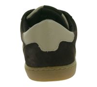 sportliche GROUNDIES Barfußschuhe Hamptons 2.0 Herren Low-Top Echtleder Sneaker mit TrueSense Sohle Schnür-Schuhe GND-210256 Braun, Grau oder Weiß