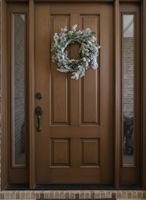 Decorative LED wreath with lighting, modern home decoration, LED hanging decoration wreath 953251 Green