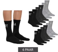 18 Paar SCOTCH & SODA Herren 1/2-Terry High-Quarter-Crew-Socken Alltags-Socken Business-Socken Größe 41-46 SS43513 Braun, Beige, Dunkelgrau oder Schwarz, Grau, Dunkelgrau
