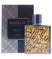 Rayhaan Imperia Herren Eau de Parfum frisch-aromatisch-holziger Körper-Duft mit leichter Würze Parfüm 100ml Schwarz