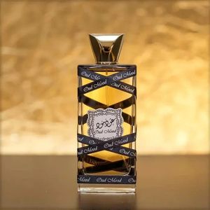 Lattafa Oud Mood Unisex Eau de Parfum orientalisch-würziger Körper-Duft Parfüm 100ml Gold