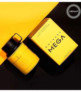 ARMAF Odyssey Mega Men's Eau de Parfum Aromatic-Woody Body Fragrance Perfume 100ml Yellow