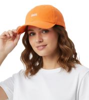 leuchtende ZWILLINGSHERZ OMG Classic Base-Cap mit OMG-Stickerei Baumwoll-Cap justierbare Cappy Schirm-Mütze 4603M K258210 Neon-Orange