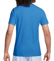 klassisches NIKE Sportswear JDI Herren T-Shirt Fitness-Shirt Just Do It Schriftzug Baumwoll-Shirt Kurzarm-Shirt AR5006-437 Blau