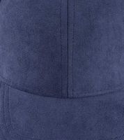 zeitlose ZWILLINGSHERZ Classic Base-Cap in Veloursleder-Optik Cap justierbare Cappy Schirm-Mütze 4603M K5474 Navy-Blau