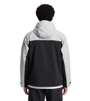 Giacca da uomo adidas Future Utility con cappuccio, in tessuto intrecciato JJ2915, nera/grigia