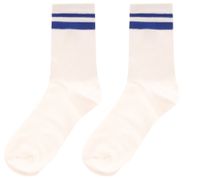 10 Paar bequeme ZWILLINGSHERZ Damen Socken Tennis-Socken mit Herz-Stickerei Alltags-Strümpfe Baumwoll-Socken 4603S K248141 Weiß/Blau