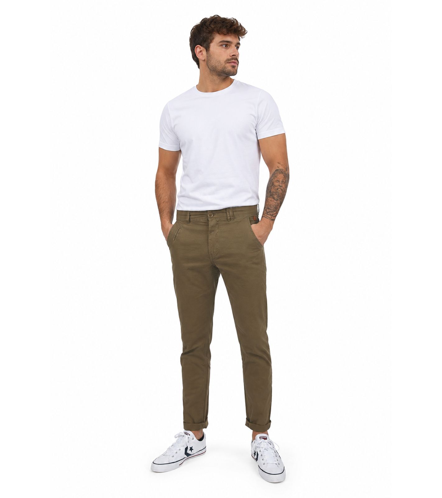 BLEND BHTromp Herren Chinohose mit Reißverschluss
