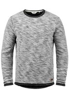 classique SOLID SDFlocks homme sweatshirt avec col rond pull-over 21102722ME-9000 Noir