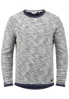 classique SOLID SDFlocks homme sweatshirt avec col rond pull-over 21102722ME-1991 Bleu