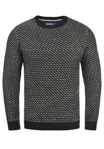 klassischer BLEND BHCalisto Herren Grobstrickpullover mit Rundhals Strickpullover 20711925ME-194007 Schwarz