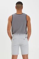 klassische BLEND BHAjo Herren Chino Shorts mit Reißverschluss Shorts 20712993ME-200274 Grau