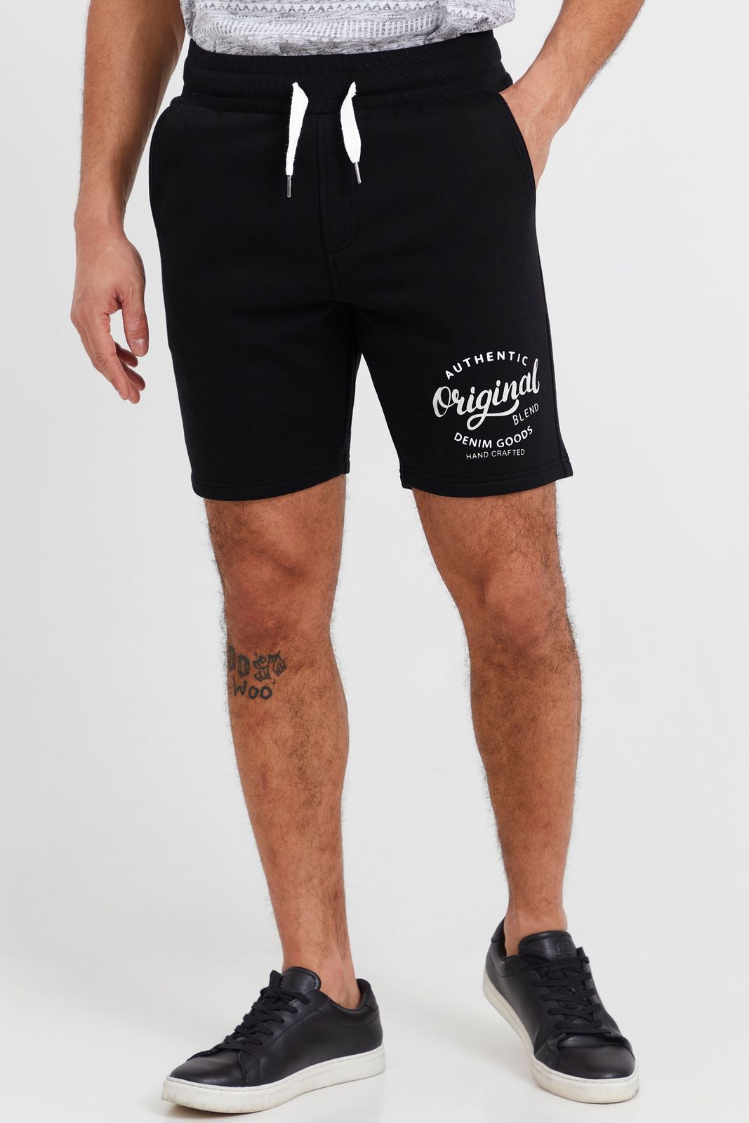 classico BLEND BHTorben uomo short felpa con coulisse shorts 20713141ME-194007 Nero
