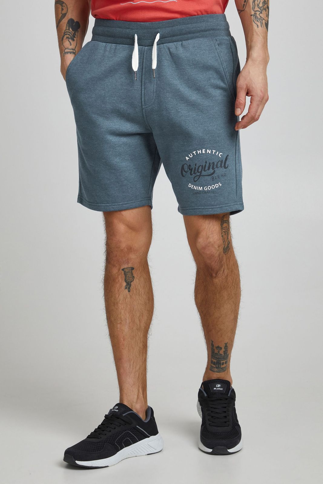 classico BLEND BHTorben uomo short felpa con coulisse shorts 20713141ME-194026 Blu