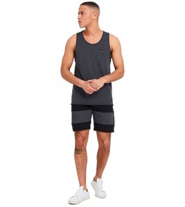 klassische SOLID SDMekir Herren Sweatshorts mit Kordelzug Shorts 21300637ME-194007 Schwarz