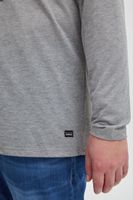 klassisches BLEND BHDopper BT Herren Longsleeve mit Rundhals Langarm-Shirt 20713446ME-200274 Grau