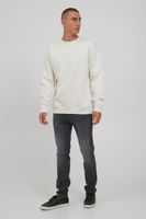 classique BLEND BHJeffrey homme sweatshirt avec col rond pull-over 20713531ME-110103 Blanc