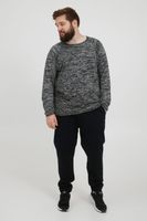 classic BLEND BHDan BT men's fine knit sweater with crew neck knit sweater 20713439ME-194007 Black