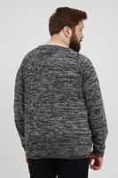 classic BLEND BHDan BT men's fine knit sweater with crew neck knit sweater 20713439ME-194007 Black