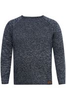 klassischer BLEND BHDan BT Herren Feinstrickpullover mit Rundhals Strickpullover 20713439ME-194024 Blau