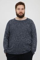 klassischer BLEND BHDan BT Herren Feinstrickpullover mit Rundhals Strickpullover 20713439ME-194024 Blau