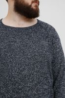 klassischer BLEND BHDan BT Herren Feinstrickpullover mit Rundhals Strickpullover 20713439ME-194024 Blau