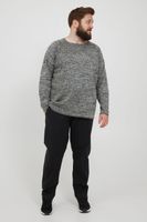 classic BLEND BHDan BT men's fine knit sweater with crew neck knit sweater 20713439ME-200277 Grey
